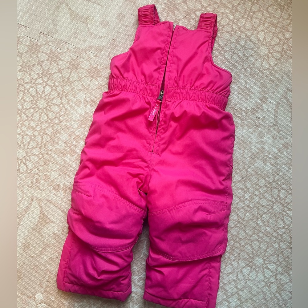 L.L Bean Toddler Snow Bibs 2T